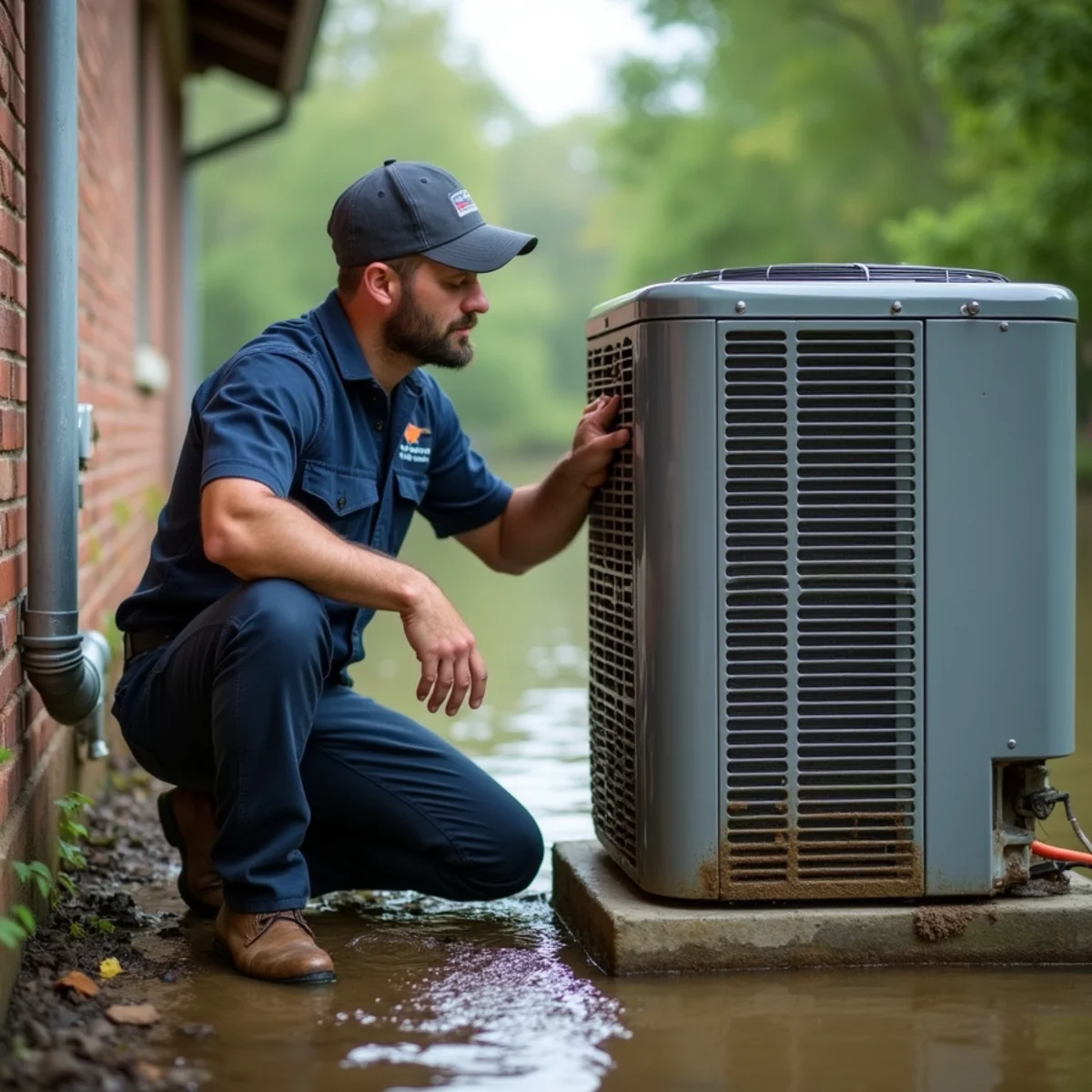 Flooded AC Unit: What to Do After High Water in Humble and Kingwood