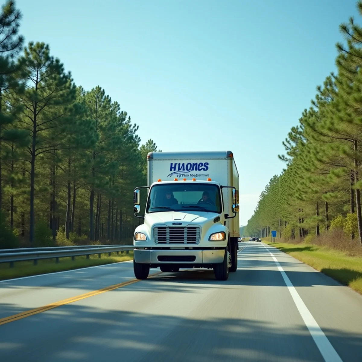 HVAC service truck dispatched across Humble and Northeast Houston service areas